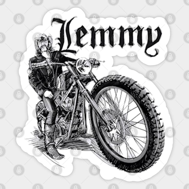 Lemmy Sticker by CosmicAngerDesign